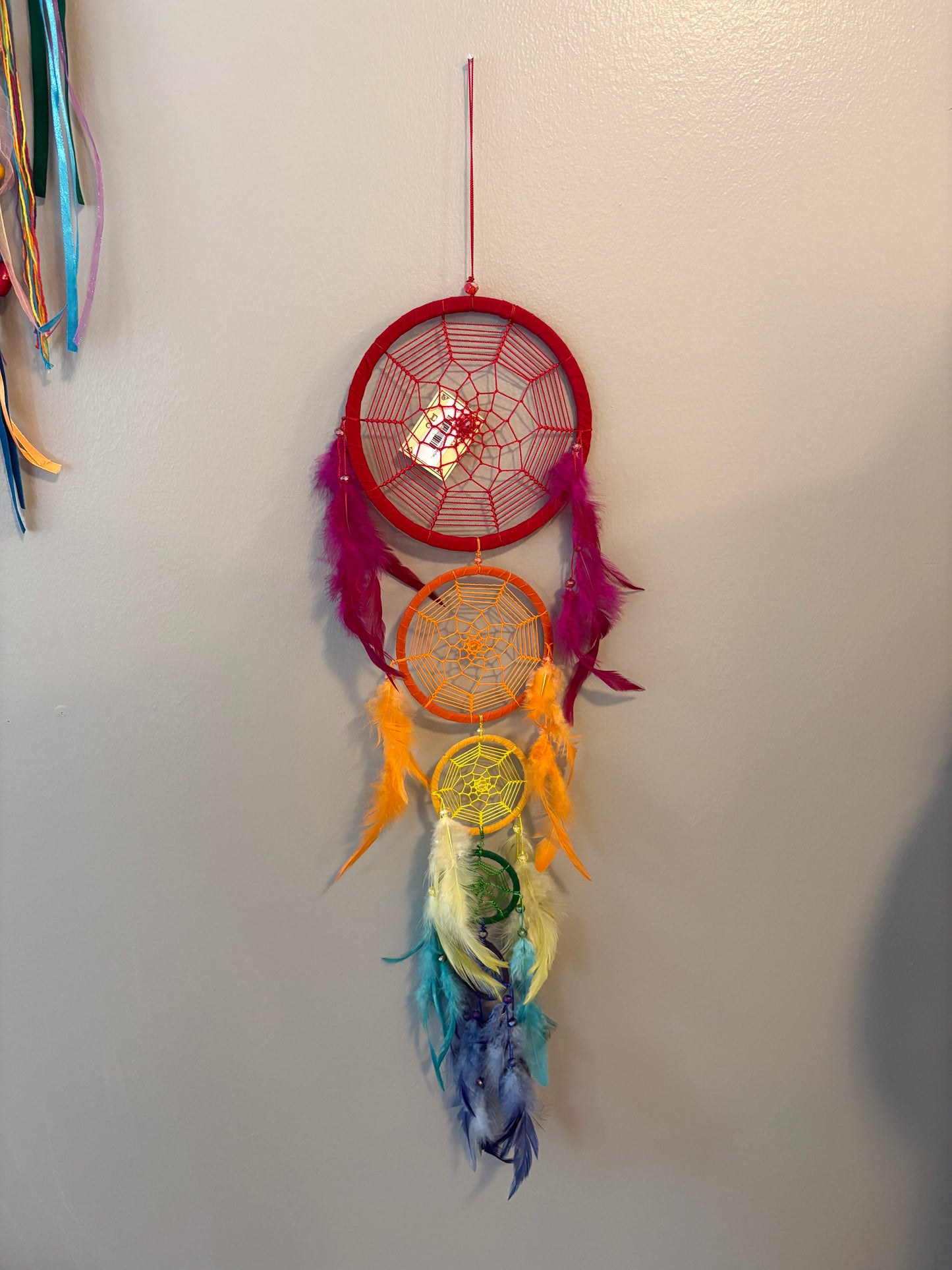 Tiered Elemental Dreamcatcher - Rainbow Light