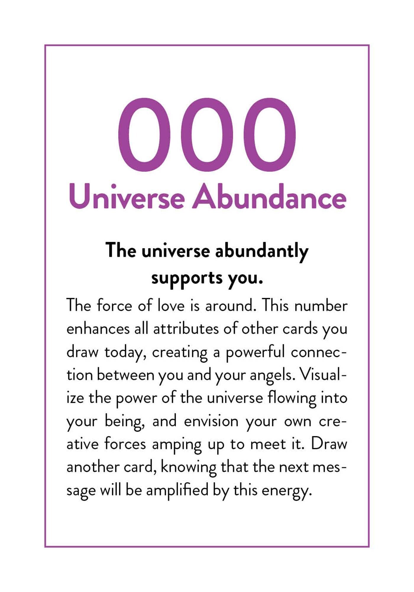 Angel Numbers Deck