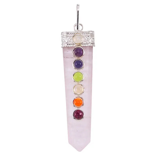 Rose Quartz Chakra Necklace