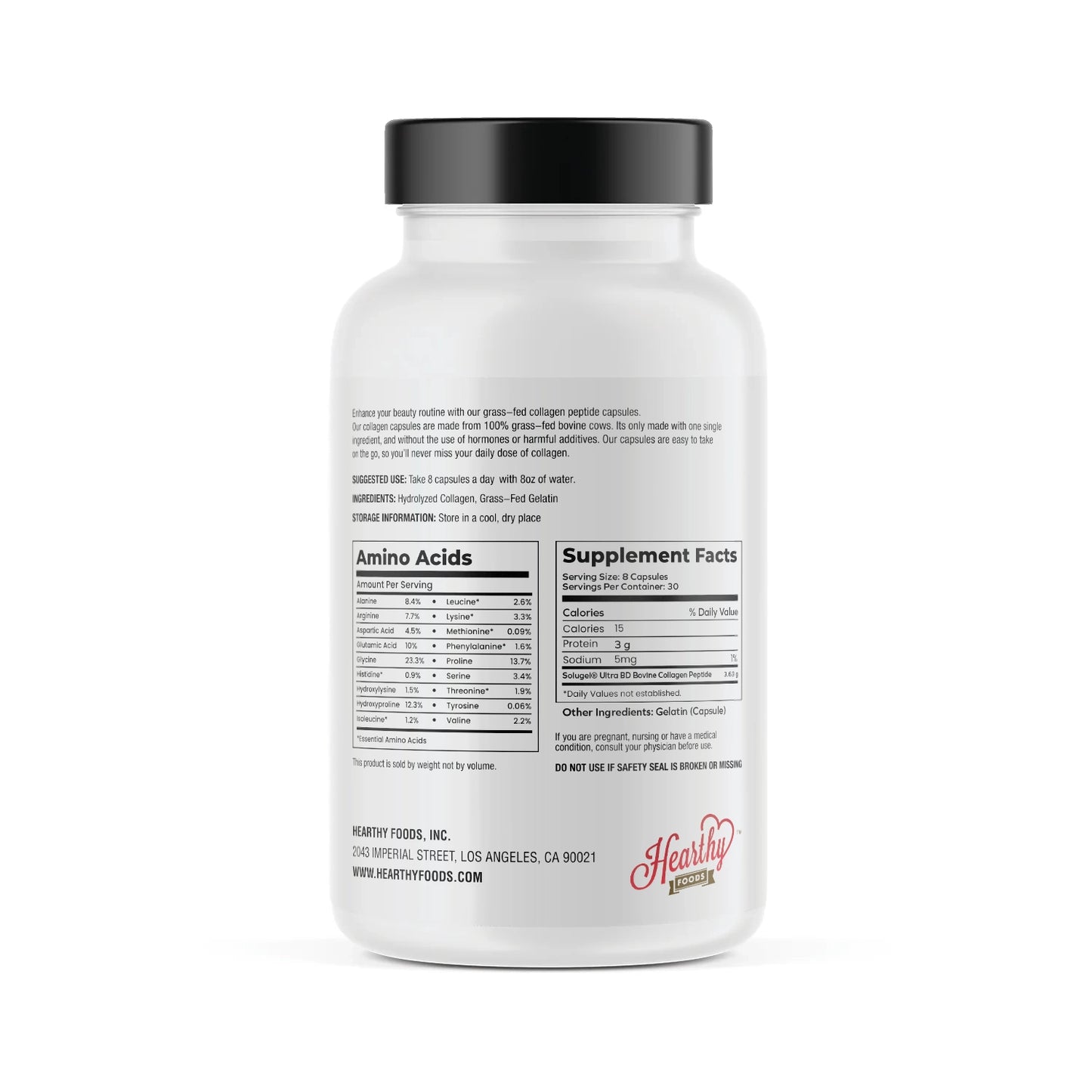 Collagen Capsules Supplement (Type I, Iii), 360 Collagen Capsules