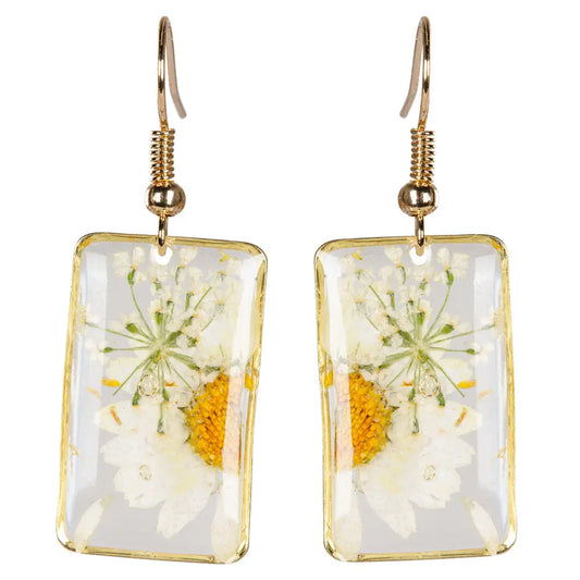 Golden Bloom Dangle Earrings