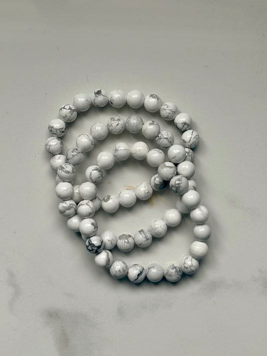 White Howlite Bracelet
