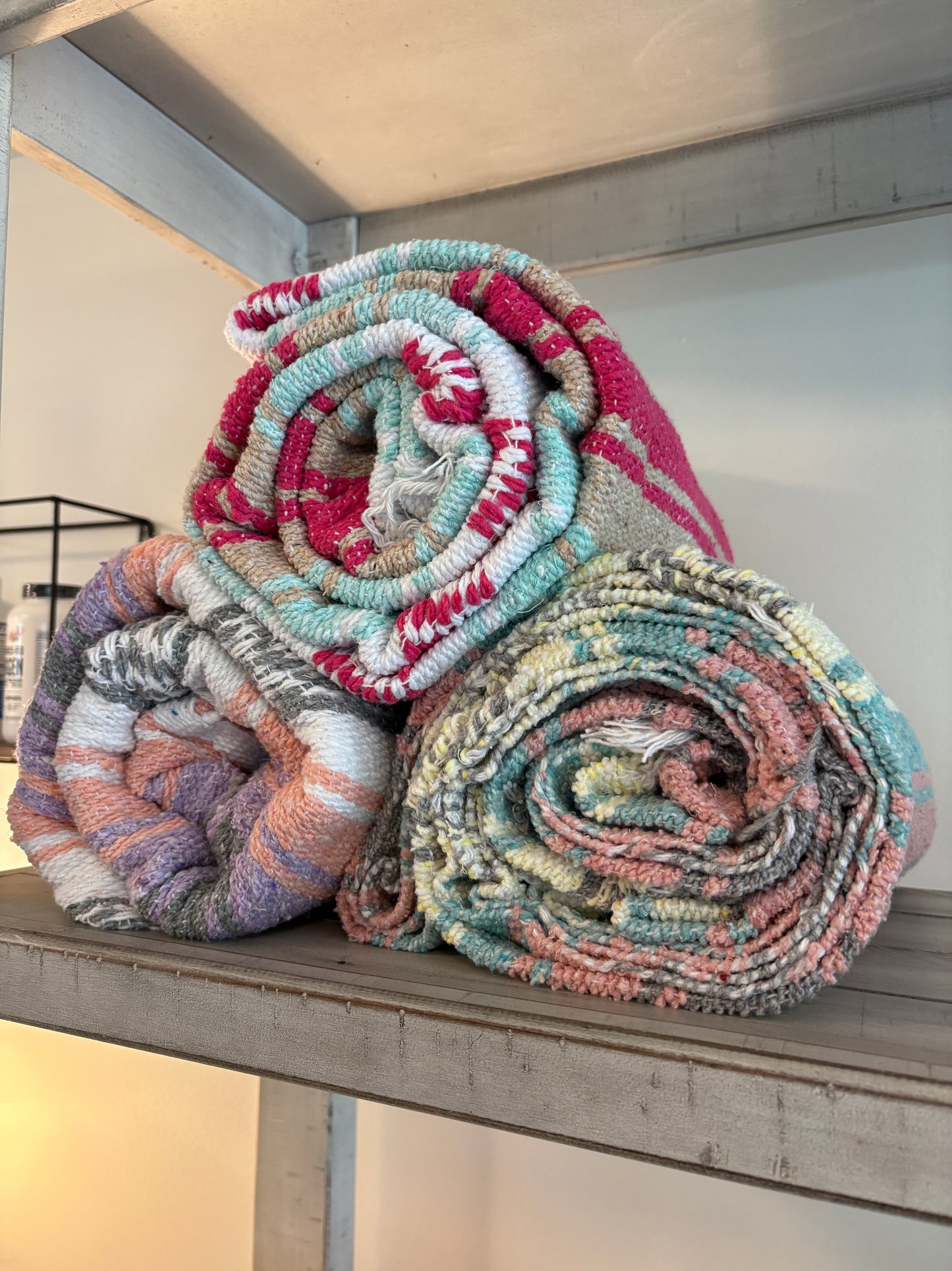 Pastel Mexican Blankets