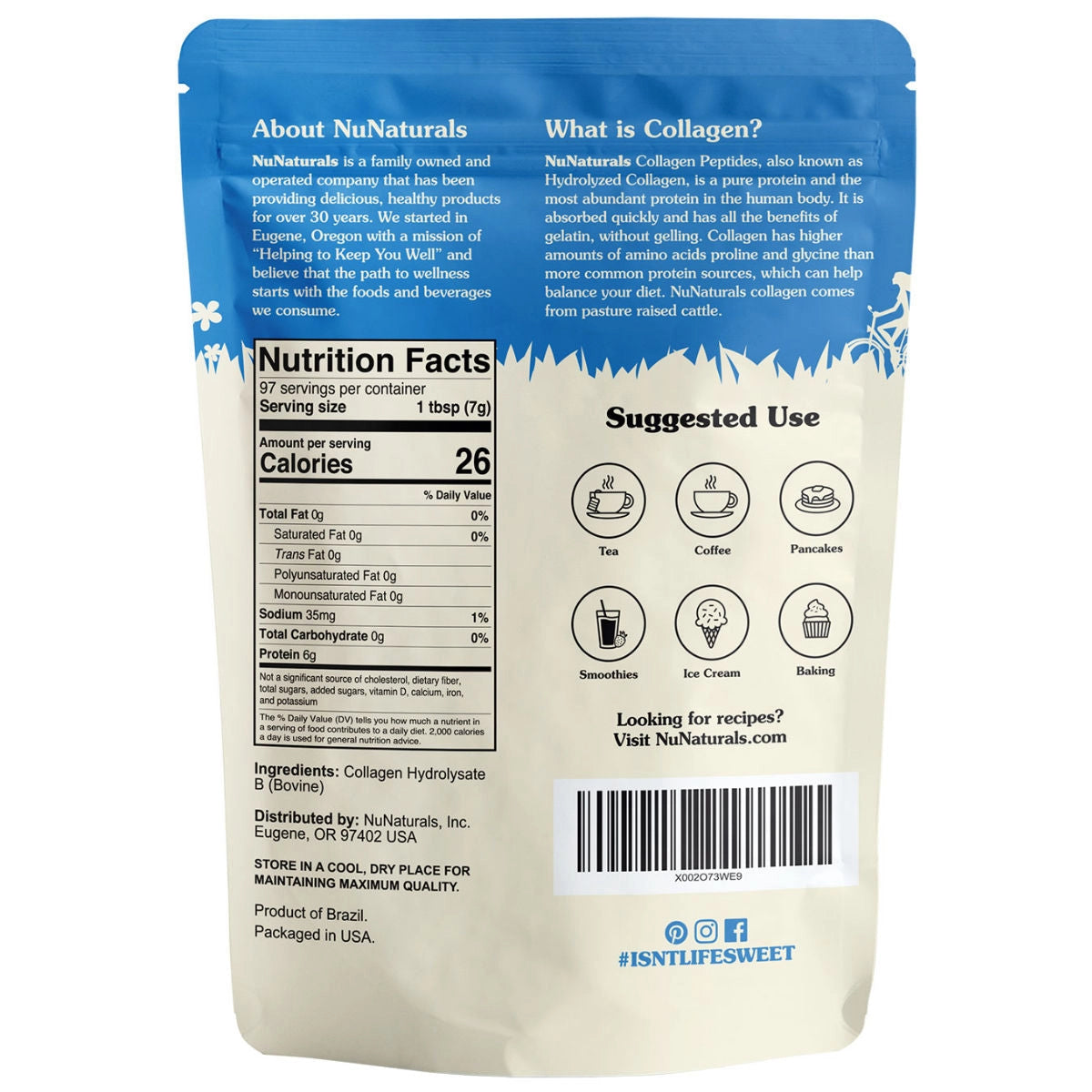 Collagen Peptides - Shipment Expected by 6/25