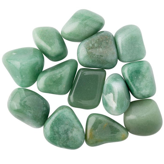 Green Quartz Tumbled Stones