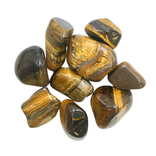 Tigers Eye Tumbled Stones